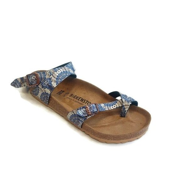 Birkenstock Shoes Birkenstock Yara Strappy Cork Footbed Leather